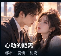 免费短剧《心动的距离》都市爱情短剧海报